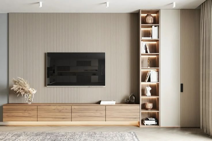 Composition murale TV