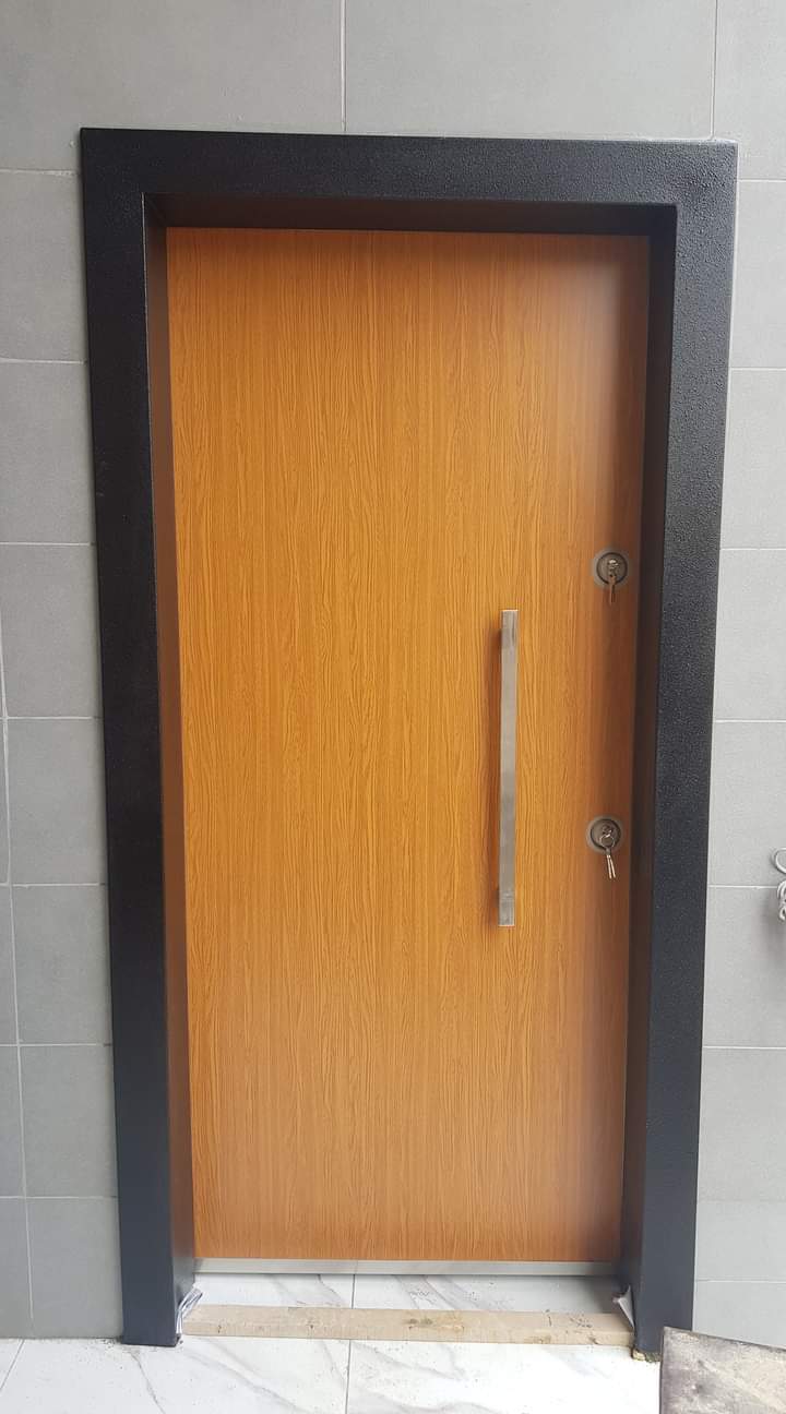 Porte blindée design épuré