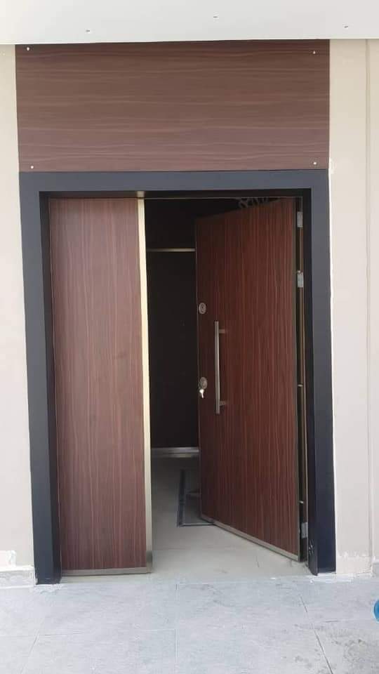 Porte blindée finition bois