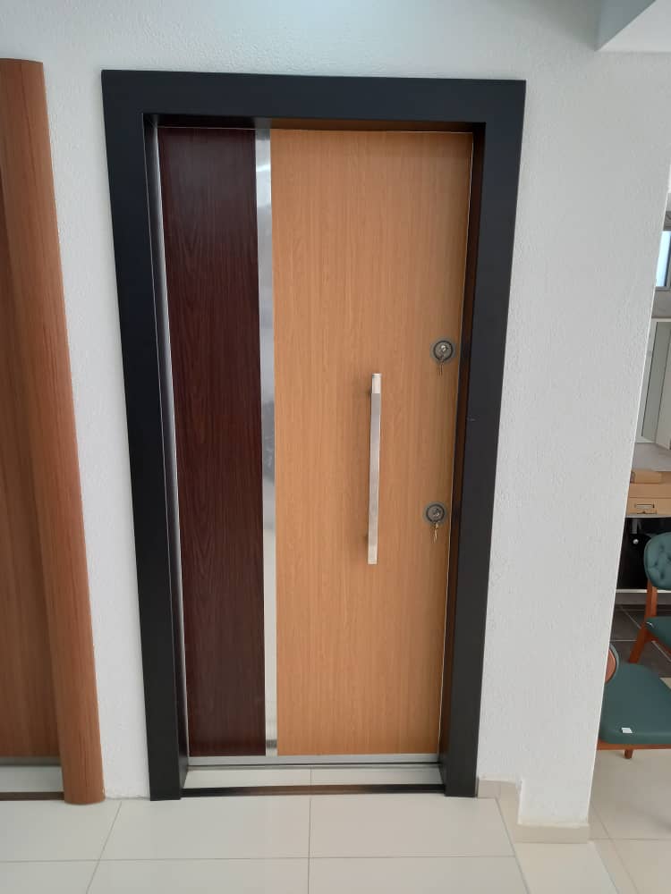 Porte blindée design contemporain
