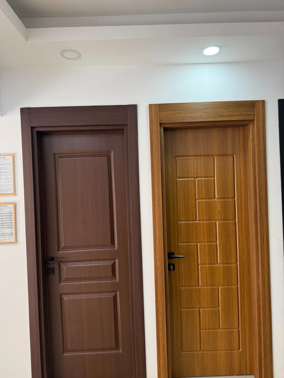 Portes intérieures design en bois